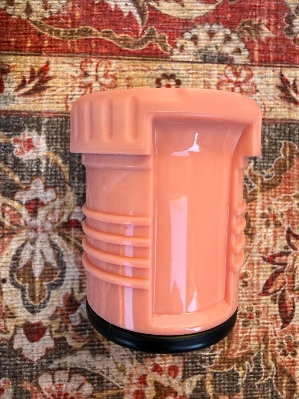 Stanley Pink and Silver Insulated Bottle with Logo - Picture 8 of 12